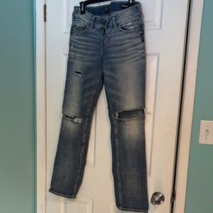 Silver Jeans Women's Straight Leg Jeans - Blue